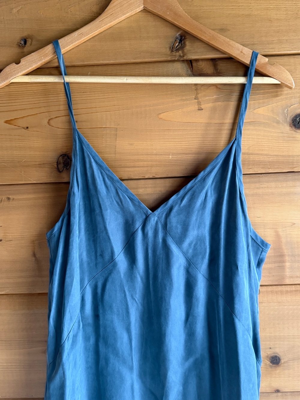 Jenni Kayne Slate Blue Slip Maxi Dress - Picture 2 of 5